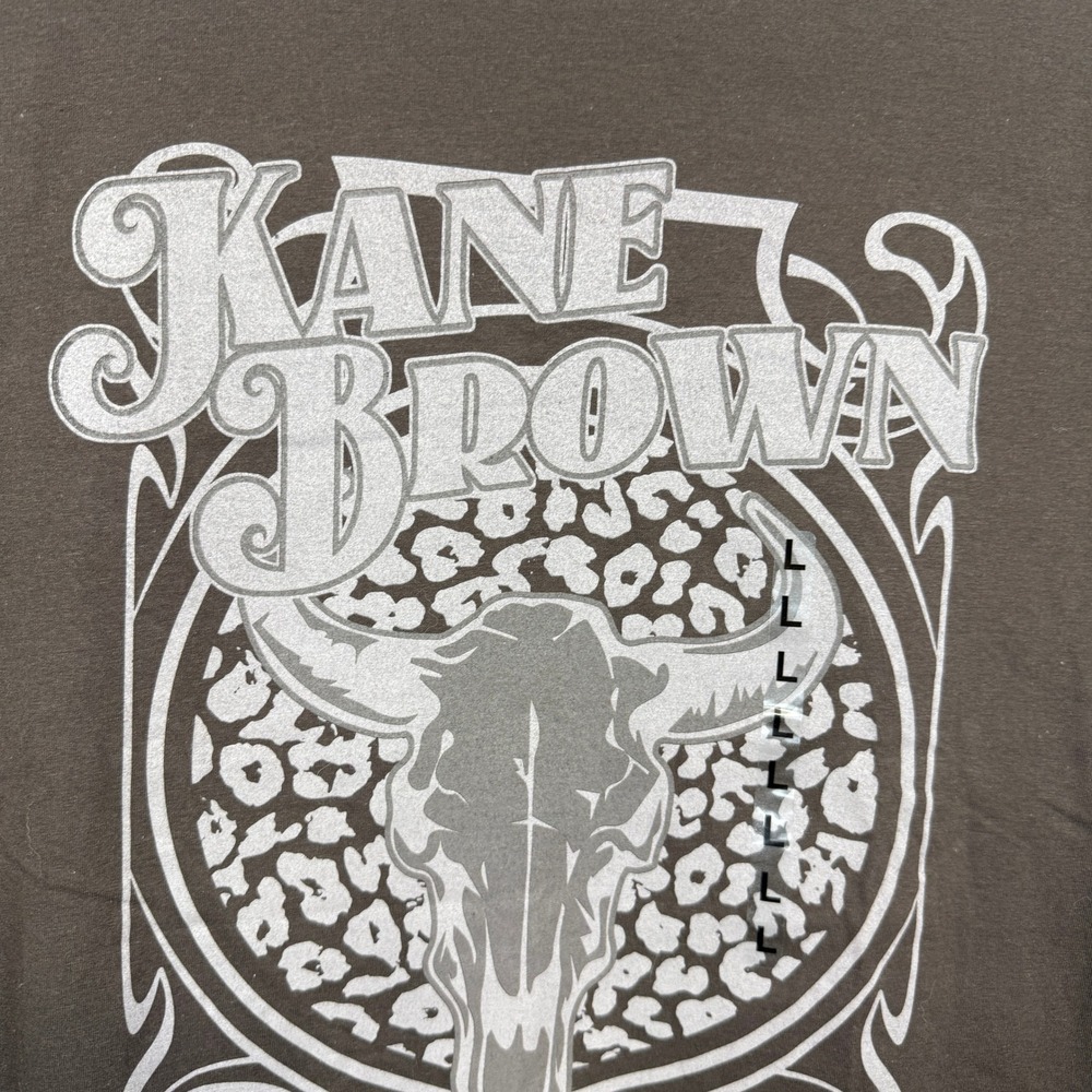 Kane Brown Concert Mens Large brown T-Shirt - Picture 2 of 7